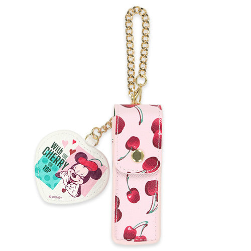 Tokyo Disney Resort Valentine 2026 Minnie Mouse Lipgloss Case - Sweet and Loving with the Cherry on top Collection