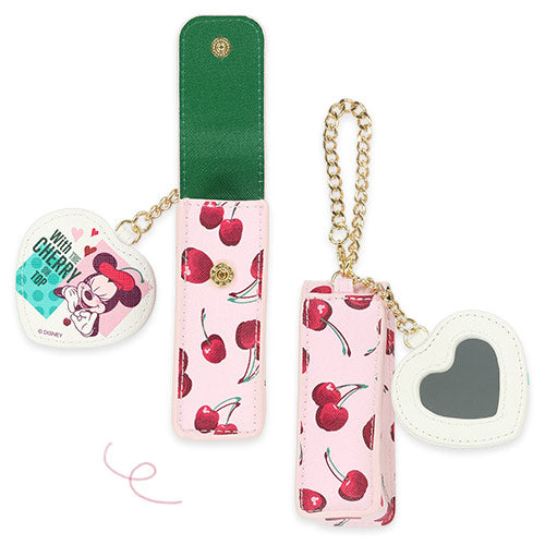 Tokyo Disney Resort Valentine 2026 Minnie Mouse Lipgloss Case - Sweet and Loving with the Cherry on top Collection