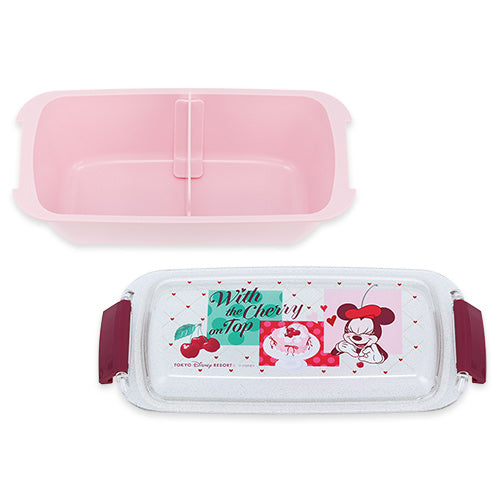 Tokyo Disney Resort Valentine 2026 Minnie Mouse Lunch Box - Sweet and Loving with the Cherry on top Collection