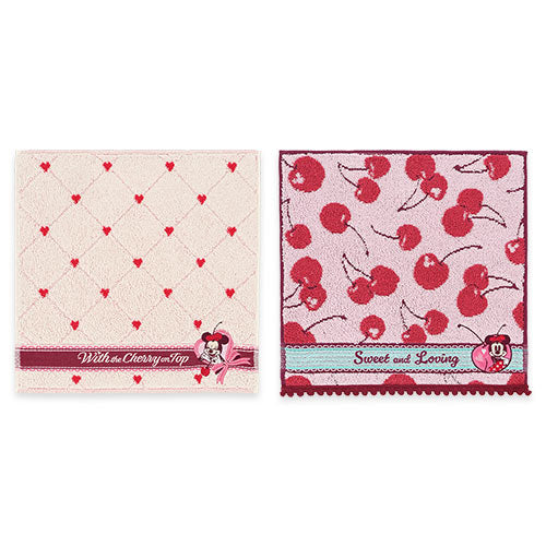 Tokyo Disney Resort Valentine 2026 Minnie Mouse Mini Towel Set - Sweet and Loving with the Cherry on top Collection