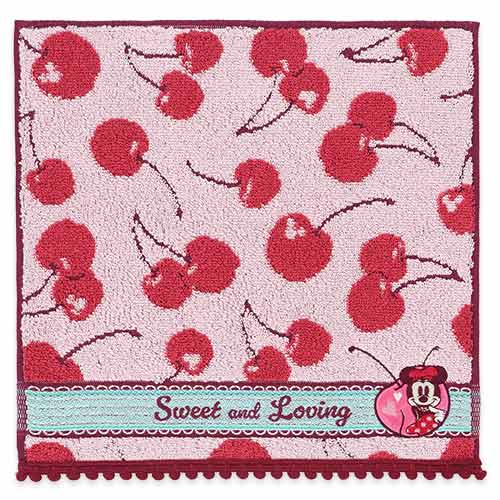 Tokyo Disney Resort Valentine 2026 Minnie Mouse Mini Towel Set - Sweet and Loving with the Cherry on top Collection