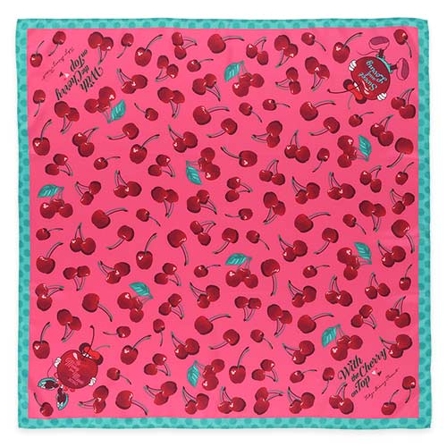 Tokyo Disney Resort Valentine 2026 Minnie Mouse Scarf - Sweet and Loving with the Cherry on top Collection