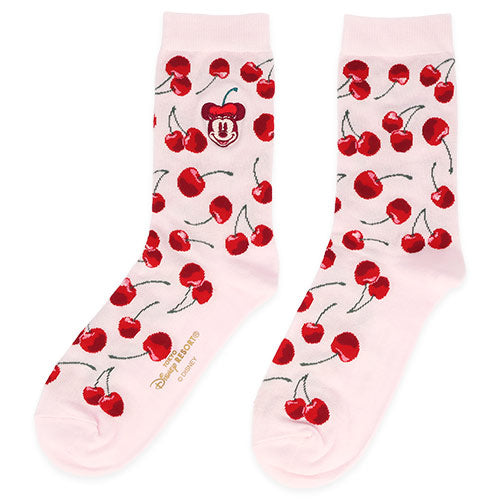 Tokyo Disney Resort Valentine 2026 Minnie Mouse Socks- Sweet and Loving with the Cherry on top Collection