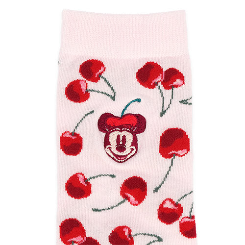 Tokyo Disney Resort Valentine 2026 Minnie Mouse Socks- Sweet and Loving with the Cherry on top Collection