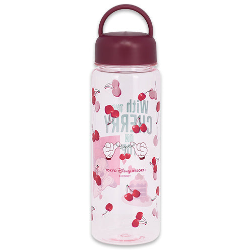 Tokyo Disney Resort Valentine 2026 Minnie Mouse Water Bottle - Sweet and Loving with the Cherry on top Collection