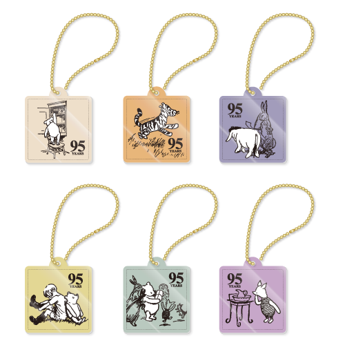 Japan Winnie the Pooh 90th Anniversary Collection - Random keychain (8 types)