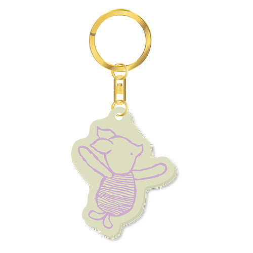 Japan Winnie the Pooh 90th Anniversary Collection - Piglet keychain