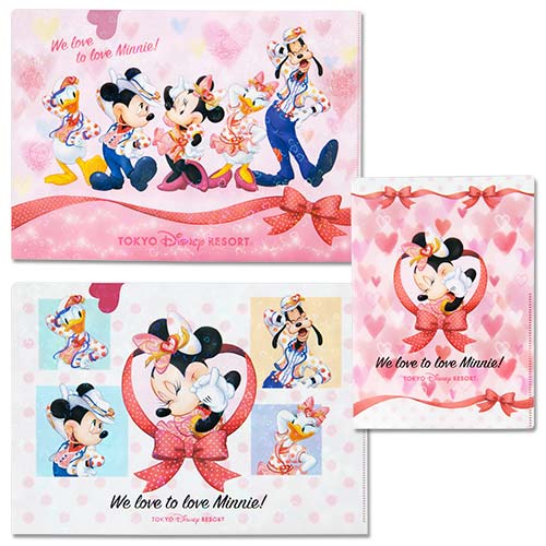 TDR - We love to love Minnie Collection - Clear file set