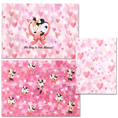 TDR - We love to love Minnie Collection - Clear file set