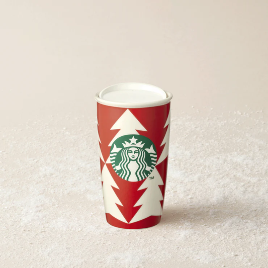 Hong Kong Starbucks - 12OZ RED CUP DOUBLE WALL MUG