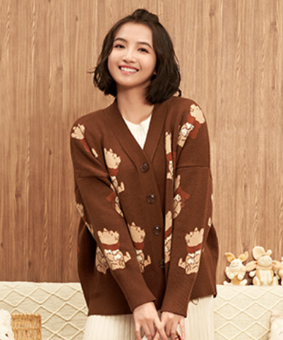 SHDL - Winter Pooh Collection - Cardigan