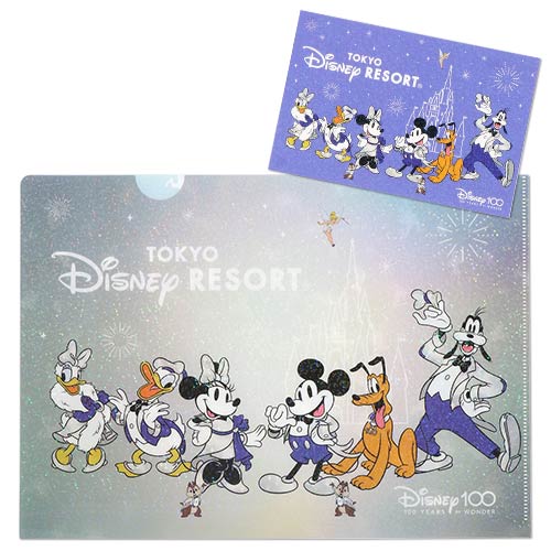 TDR - Disney 100 Anniversary - Postcard and folder set