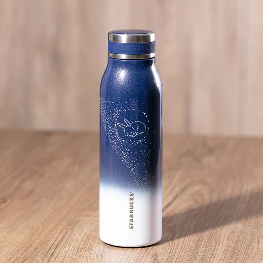 Hong Kong Starbucks - Bunny In The Moon Stainless Steel Water Bottle 15oz