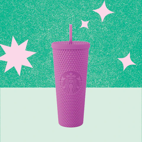 Hong Kong Starbucks - 24OZ MATT PURPLE COLD CUP