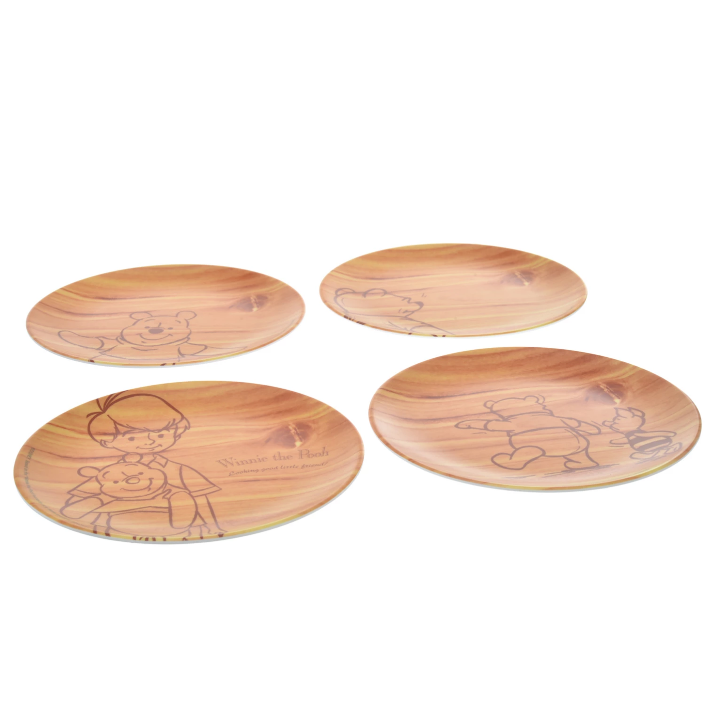 SDJ - Pooh's Breakfast - Plate set of 4