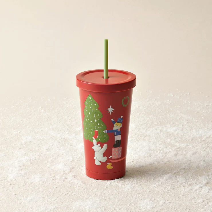 Hong Kong Starbucks - 18OZ HOLIDAY TOYS SS COLD CUP