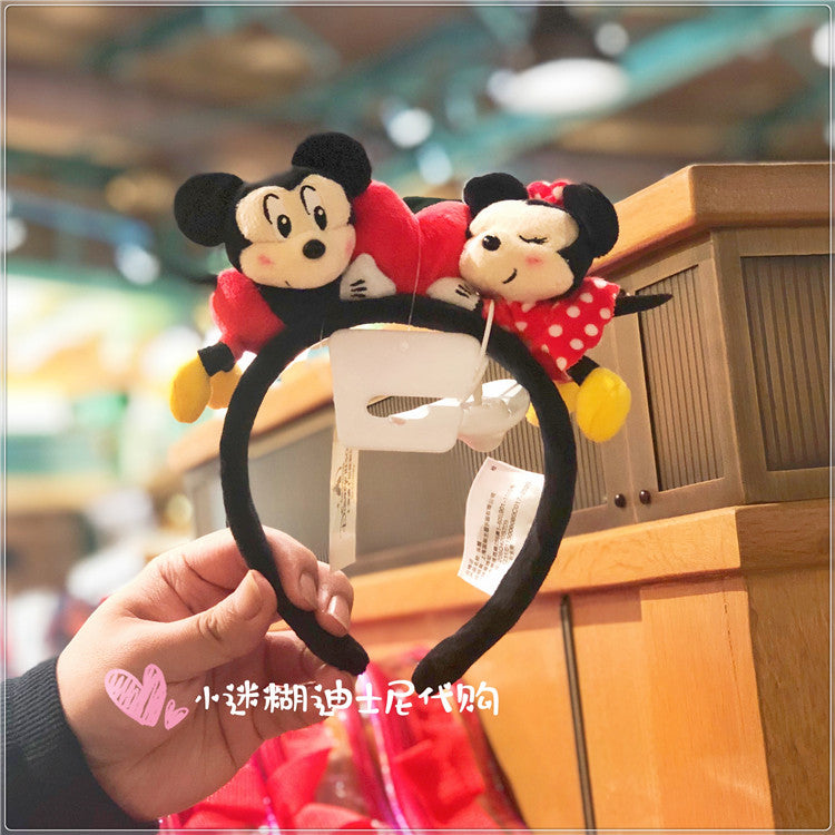 SHDL - Mickey and Minnie pair ears / headband