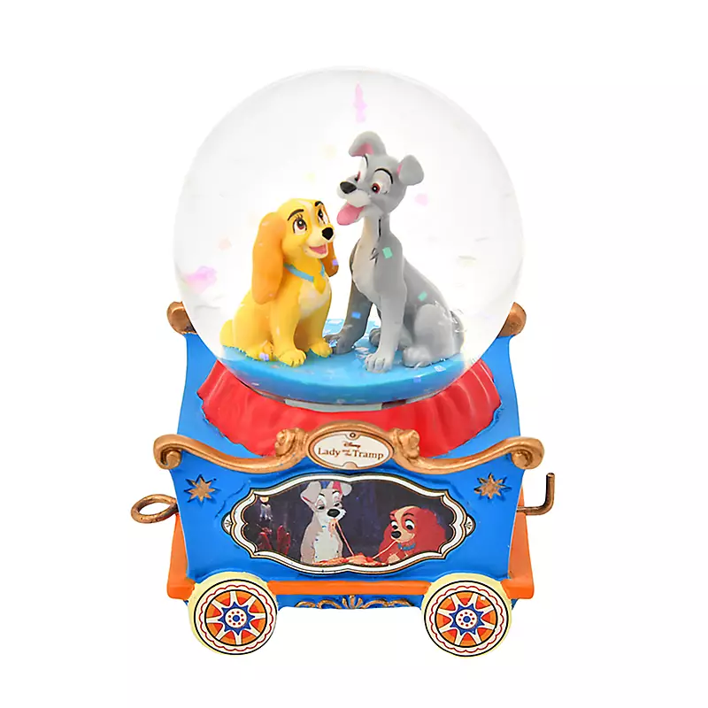 SDJ - Mini Snow Globe Trolley - Lady and Tramp