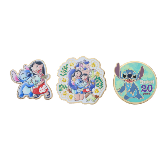 ShopDisney Japan - STITCH 20 YEARS - Pin set of 3