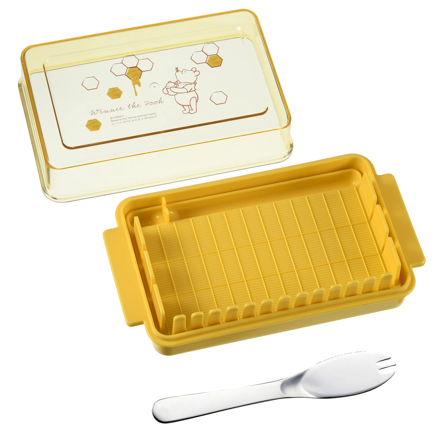 SDJ - Pooh's Breakfast - Butter Box with Butter Knife