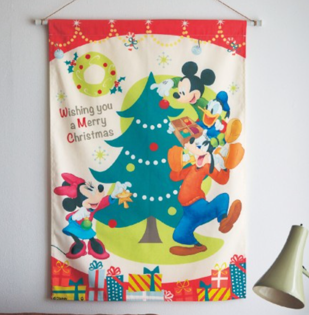 Disney Christmas Wall Decoration (60×85cm) - Mickey Mouse