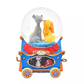 SDJ - Mini Snow Globe Trolley - Lady and Tramp