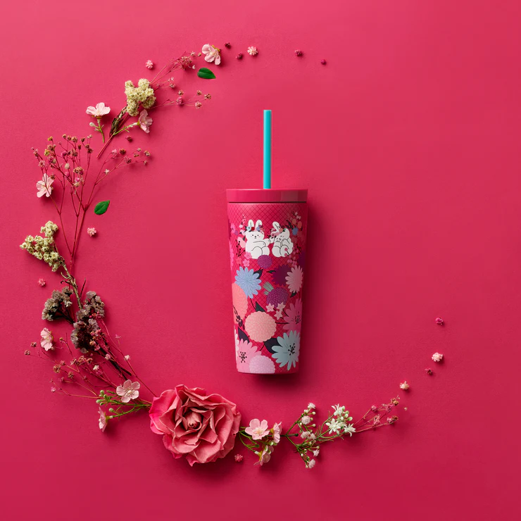 Hong Kong Starbucks - 16OZ NEW YEAR RABBIT COLD CUP