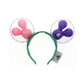 HKDL - Momentous Collection - Mickey Mouse Balloons Light-Up Headband (Pink / Purple)