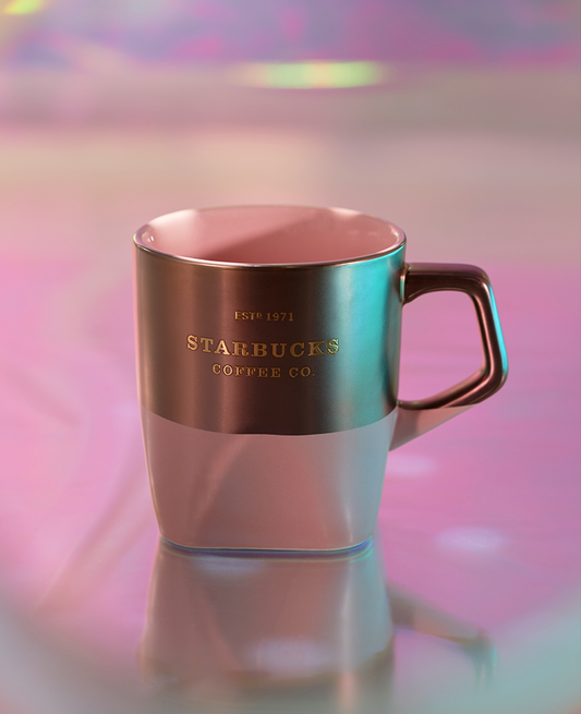 China Starbucks - Grey x Pink - 355ml mug
