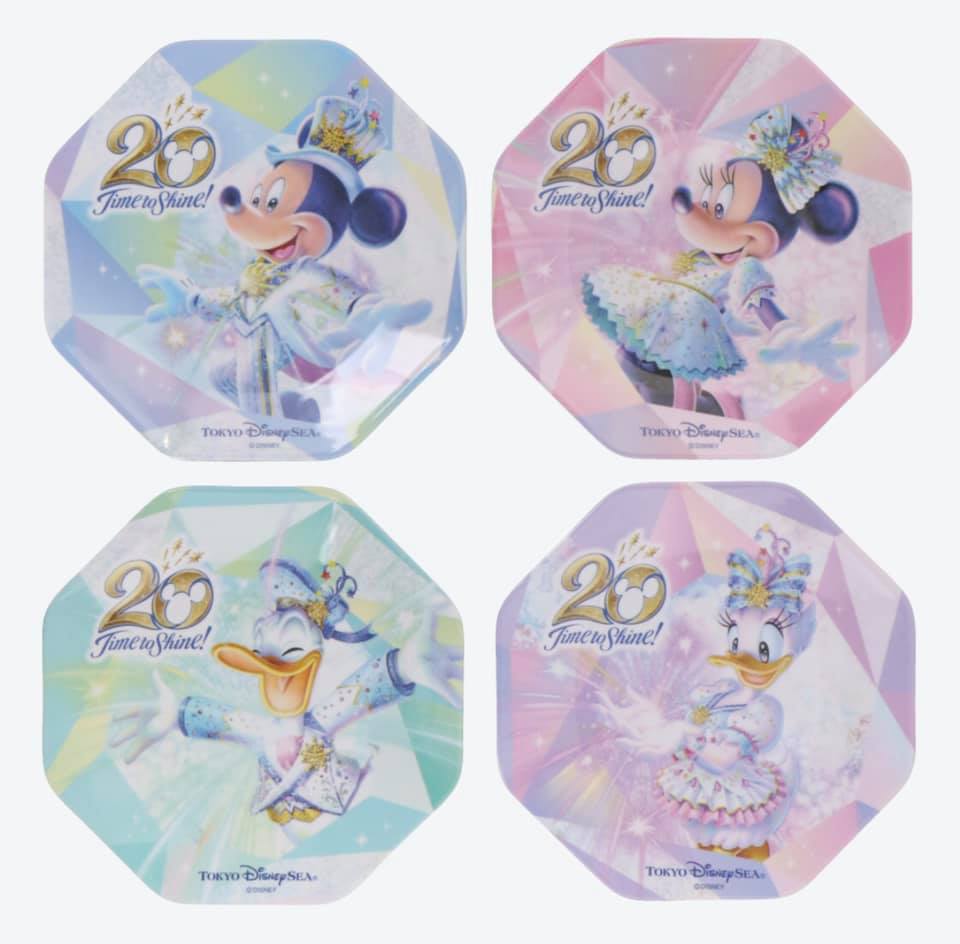 TRD - Disney Sea 20th anniversary - Plate set of 4