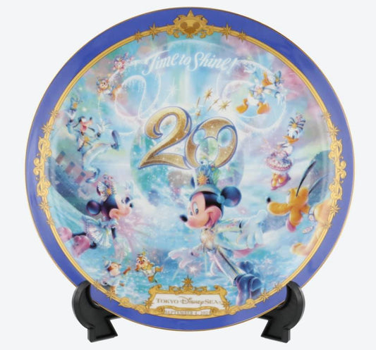 TRD - Disney Sea 20th anniversary - Souvenir glass plate