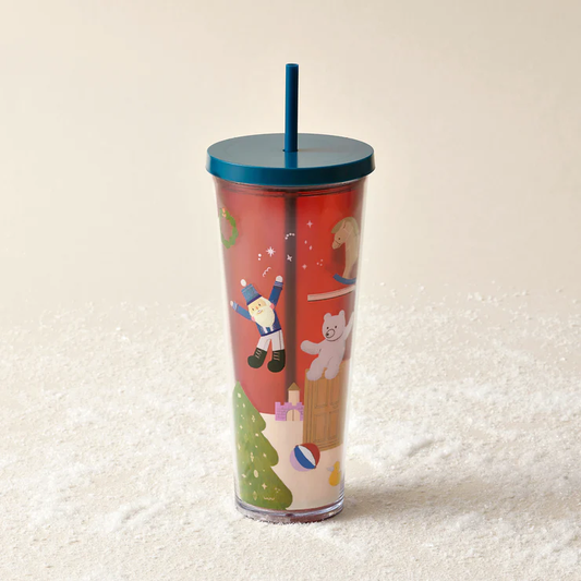 Hong Kong Starbucks - 24OZ NUTCRACKER COLD CUP