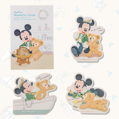 TDR - Duffy's Wonderful Voyage - Postcard and sticker set