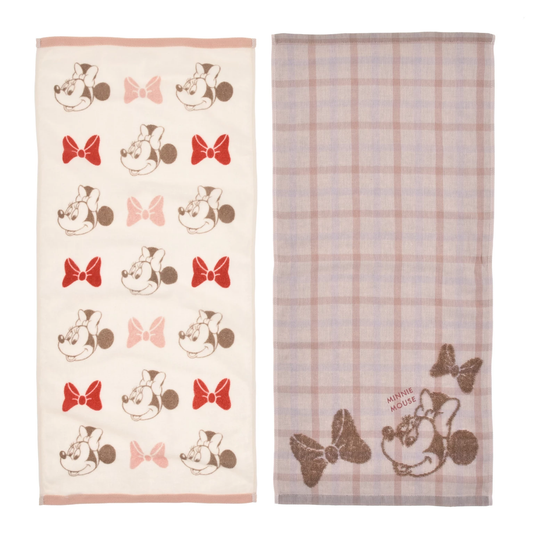 SDJ - Face Towel Set of 2 (Minnie Mouse)