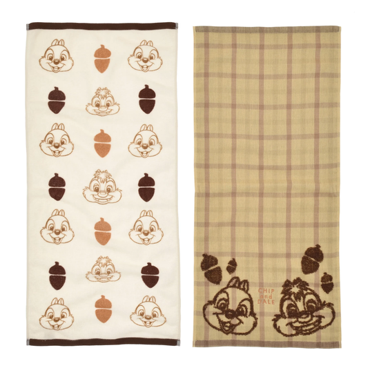 SDJ - Face Towel Set of 2 (Chip & Dale)