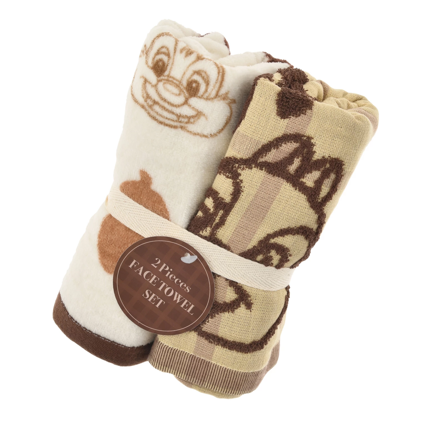 SDJ - Face Towel Set of 2 (Chip & Dale)