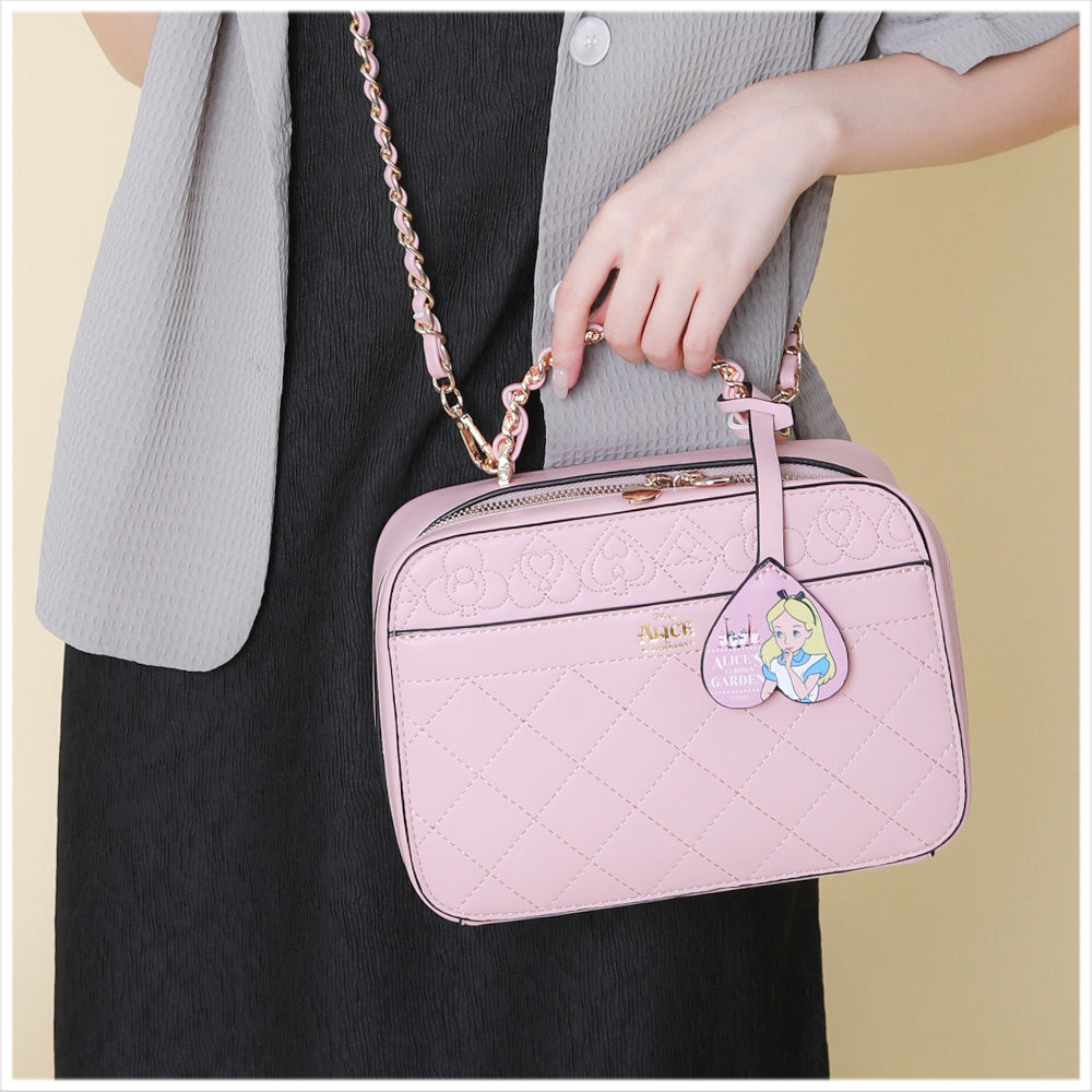 Disney Character Alice in Wonderland Crossbody bag (pink)