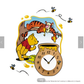 Disney Clock Wall Sticker - Winnie the Pooh