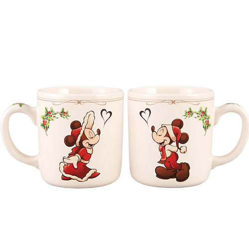 TDR - Christmas 2022 - Mickey Mouse & Minnie Mouse Mug set