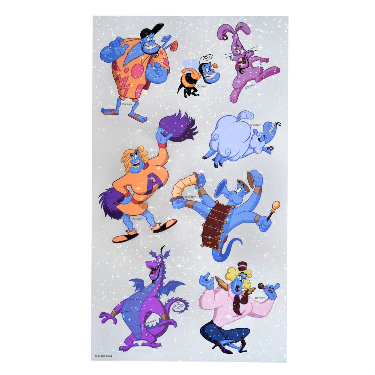 SDJ - Aladdin 30th Anniversary Collection - Sticker and file set