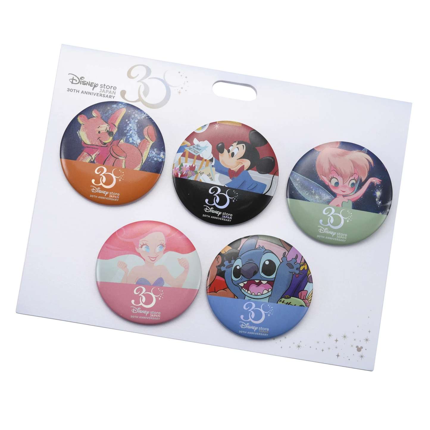 SDJ - Disney Store Japan 30TH Anniversary - Badge set