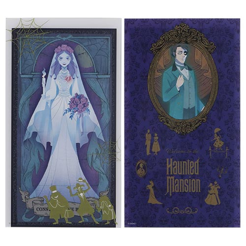 TDR - Haunted Mansion Collection - Postcard set with folder