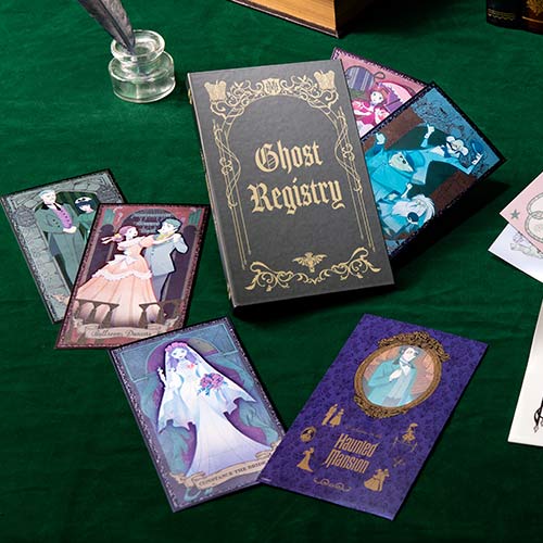 TDR - Haunted Mansion Collection - Postcard set with folder