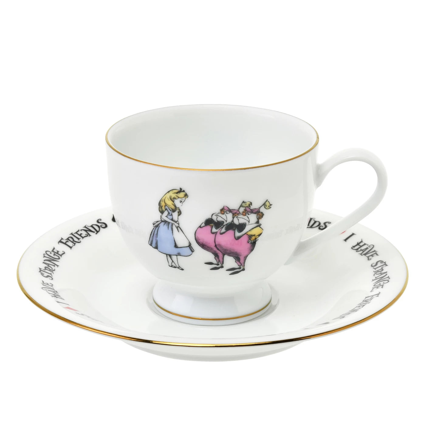 SDJ - Alice Tea Party - Tea cup with plate