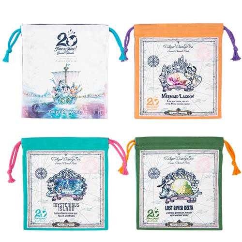 TDR - Disney Sea 20th Anniversary -  Cloth pouch set