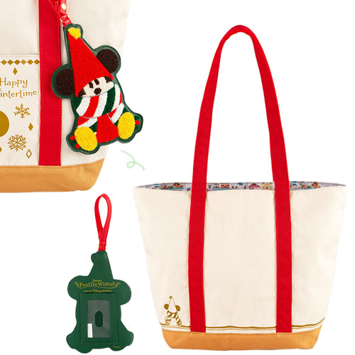 TDR - Christmas 2022 - Mickey Mouse Tote bag with card holder