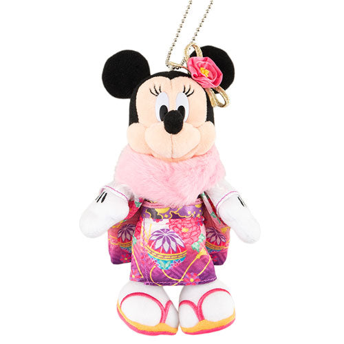 TDR - 2023 New Year Collection - Minnie Mouse Plush keychain