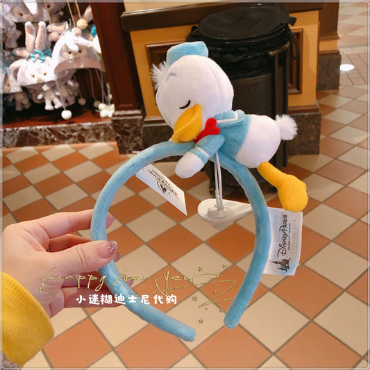 SHDL - Sleeping Donald Duck Plush ears / headband