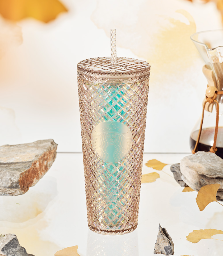 China Starbucks - Ginkgo collection - 710ml jewel studded tumbler