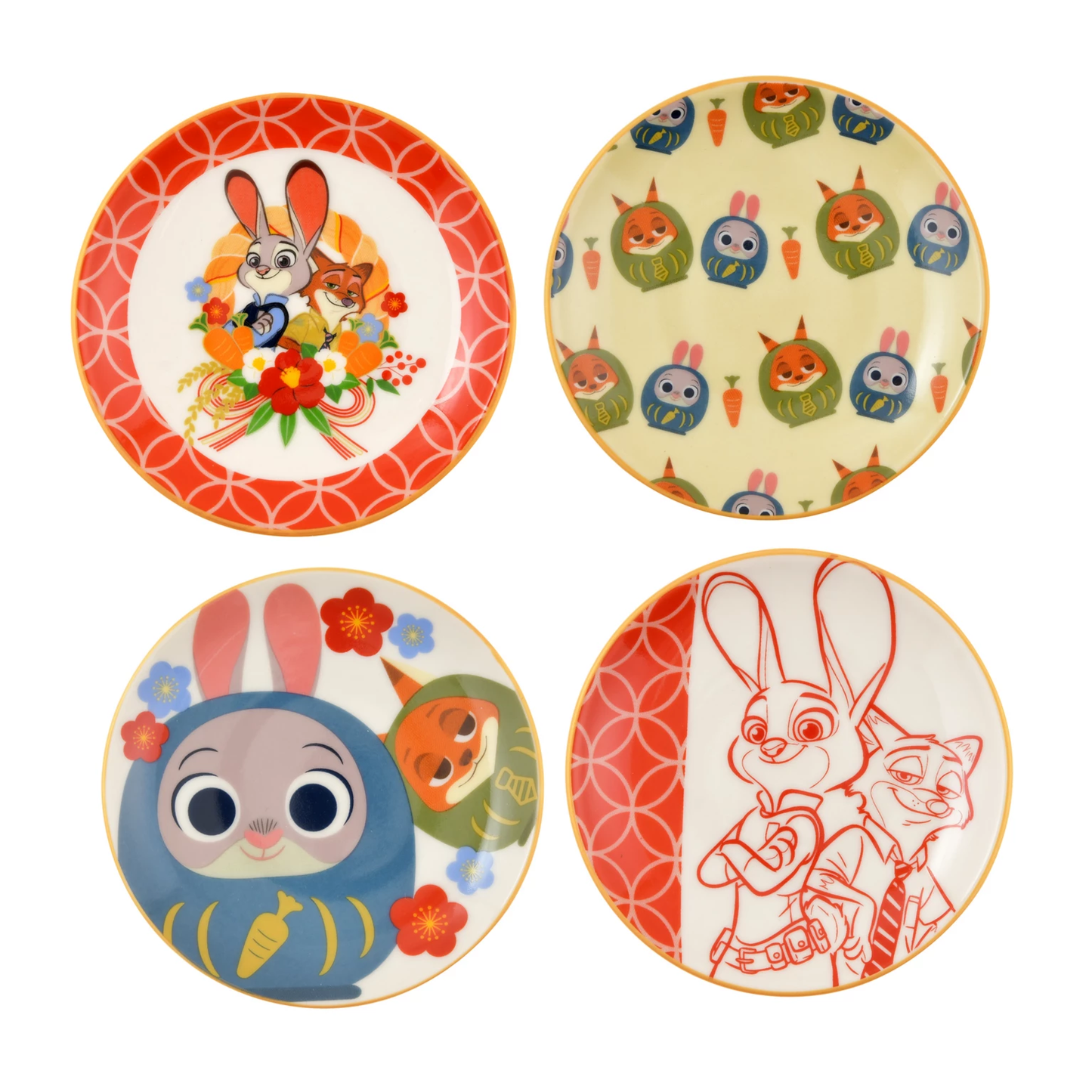 SDJ - HAPPY JUDY YEAR - Zootopia Mini Plate set